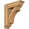 Ekena Millwork Westlake Traditional Rough Sawn Bracket w/ Offset Brace, Western Red Cedar, 8"W x 26"D x 30"H BKT0806X26X30WTL01RWR - alternate 1